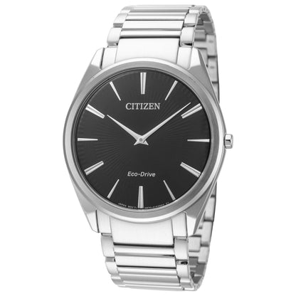 Front view of Citizen Stiletto Men's Solar Powered Quartz Eco-Drive Watch AR3071-87E
