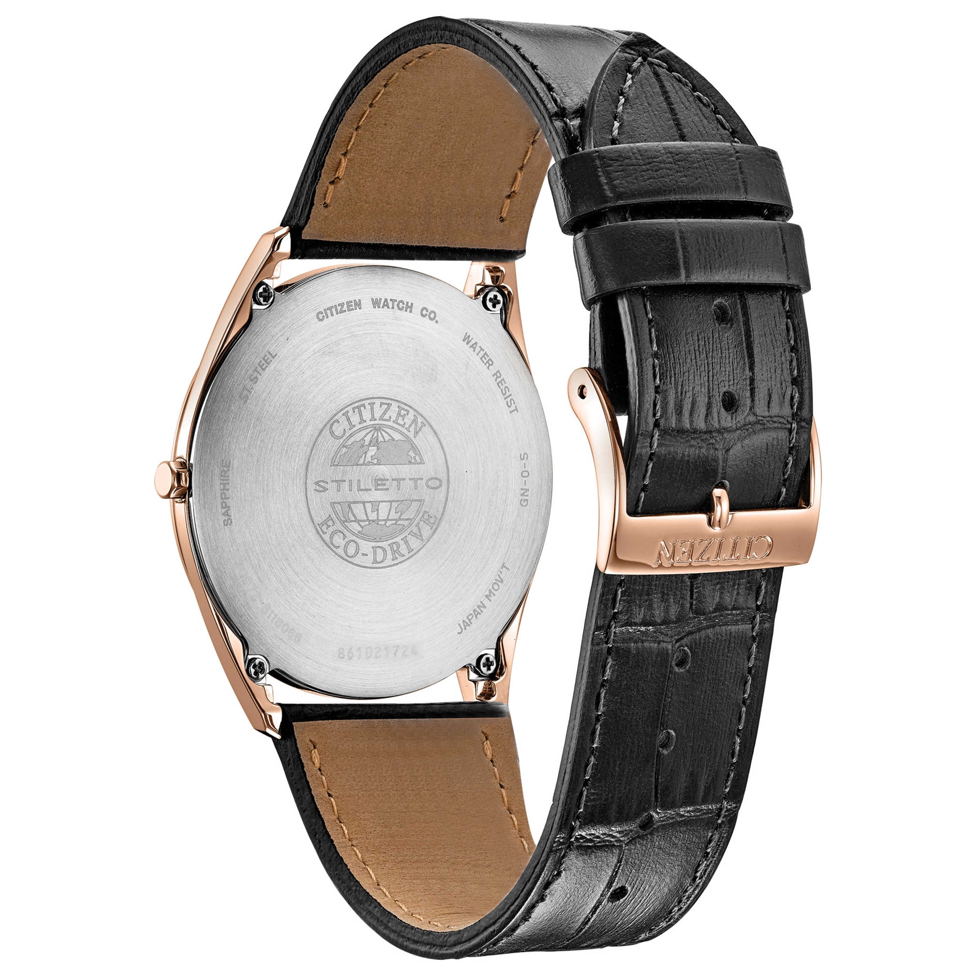 Back view of Citizen Stiletto Men's Solar Watch AR3073-06E