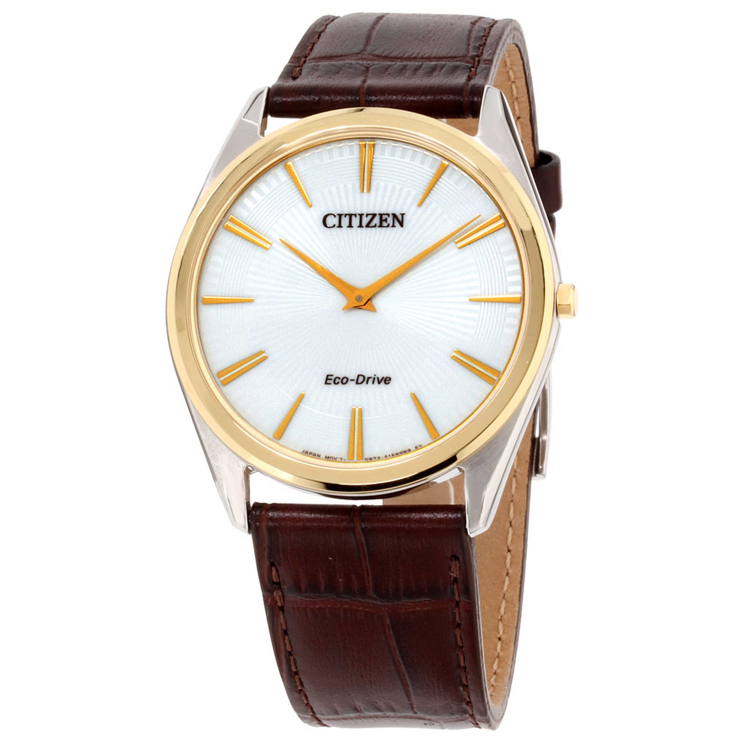 Front view of Citizen Stiletto Men's Solar Powered Quartz Eco-Drive Watch AR3074-03A