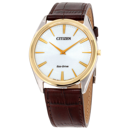 Front view of Citizen Stiletto Men's Solar Powered Quartz Eco-Drive Watch AR3074-03A