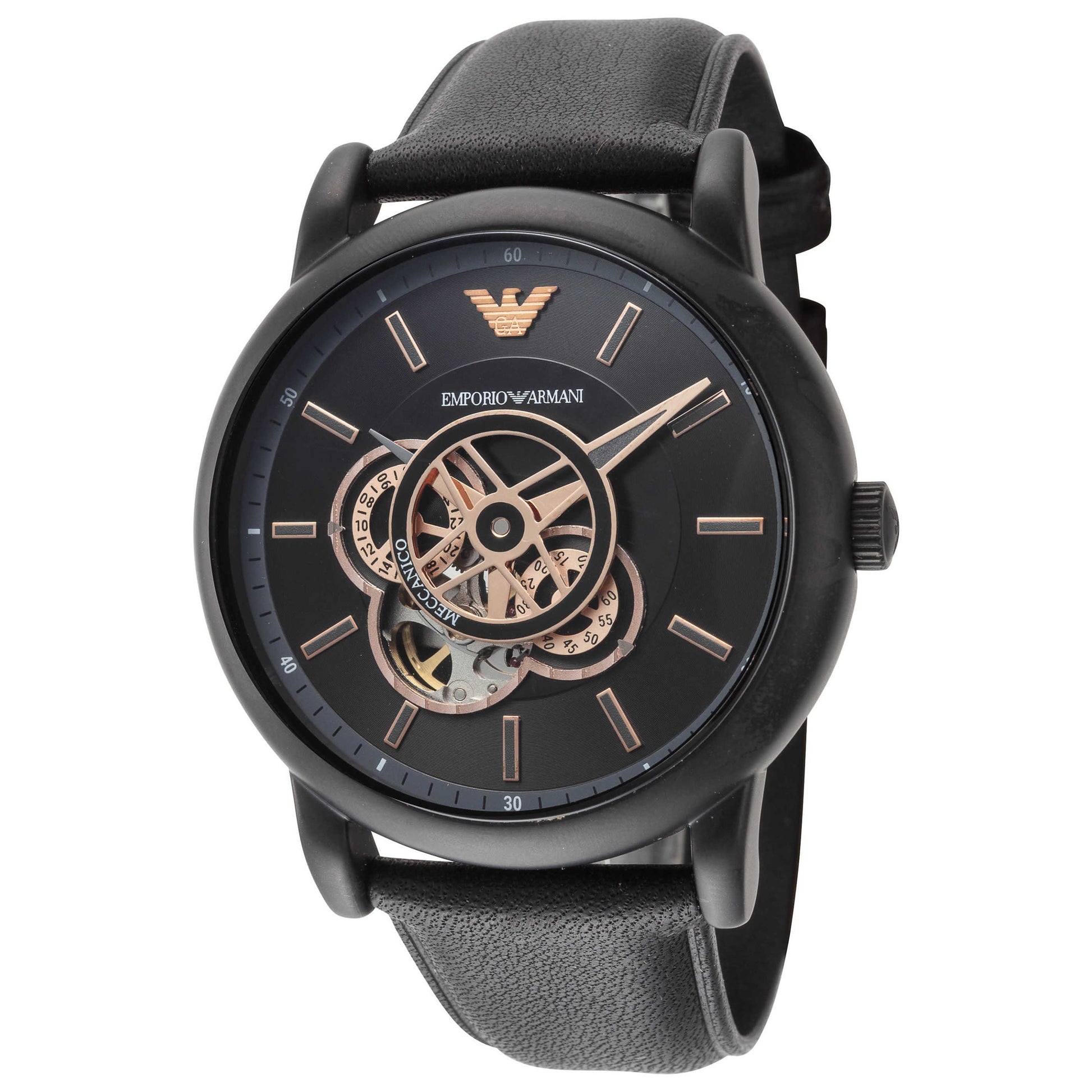 Front view of Emporio Armani Luigi Men's Automatic Watch AR60012