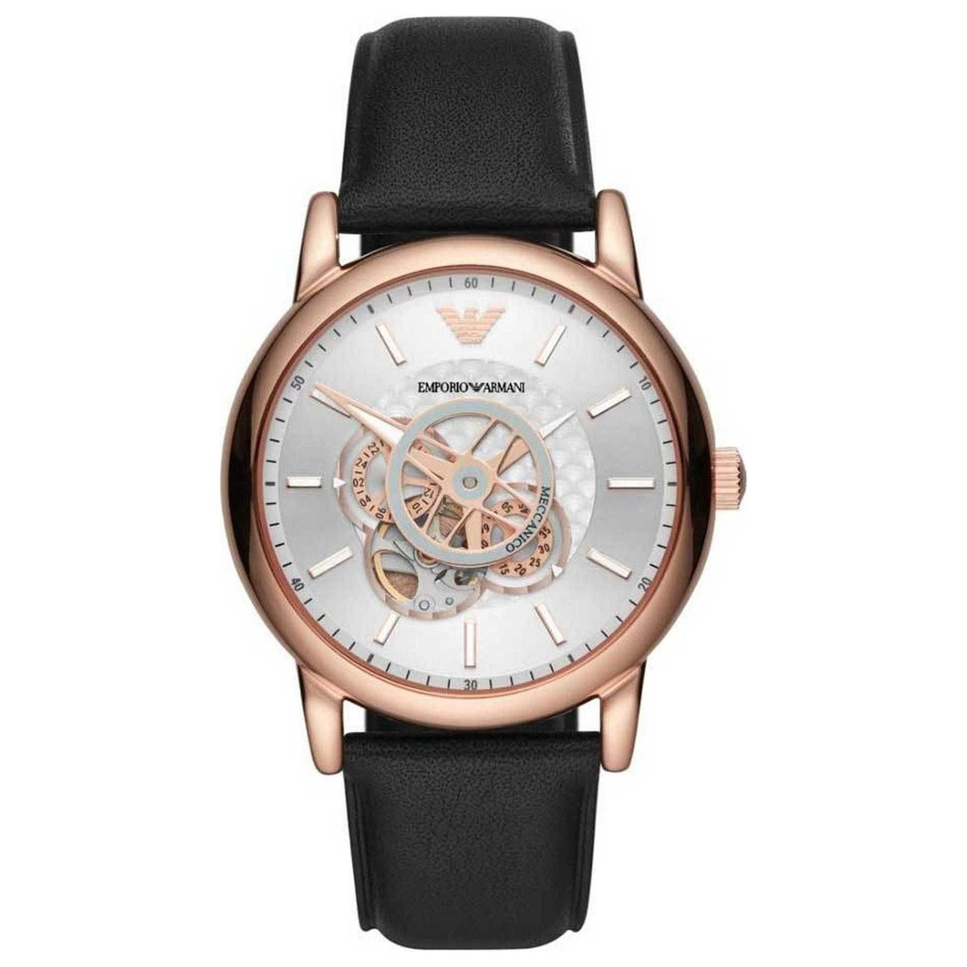 Front view of Emporio Armani Luigi Men's Automatic Watch AR60013