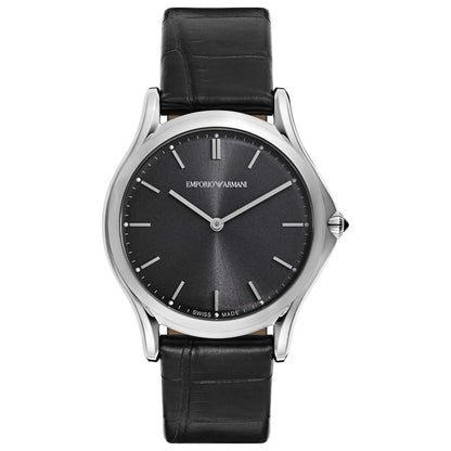 Front view of Emporio Armani Classic Unisex Swiss Quartz (Battery-Powered) Watch ARS2000