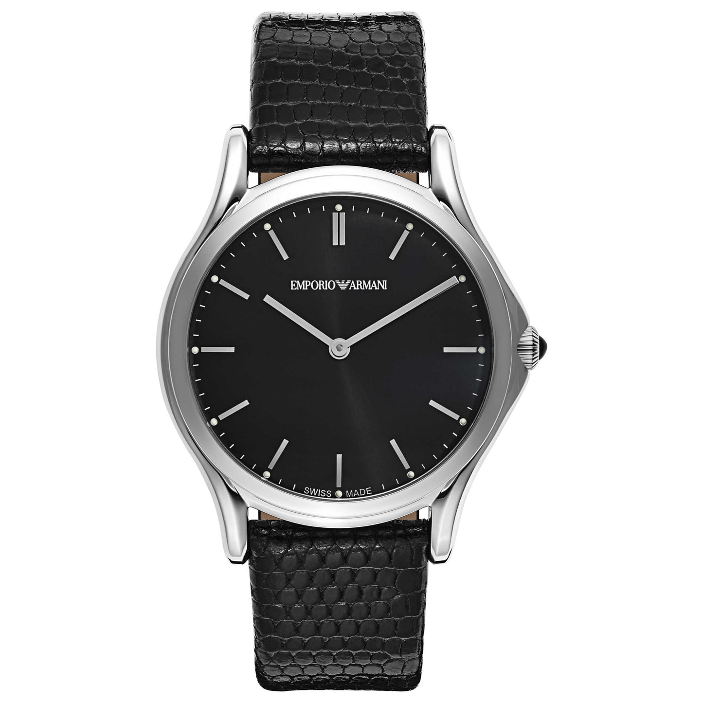 Front view of Emporio Armani Classic Unisex Swiss Quartz (Battery-Powered) Watch ARS2001