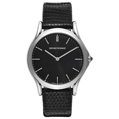 Front view of Emporio Armani Classic Unisex Swiss Quartz (Battery-Powered) Watch ARS2001