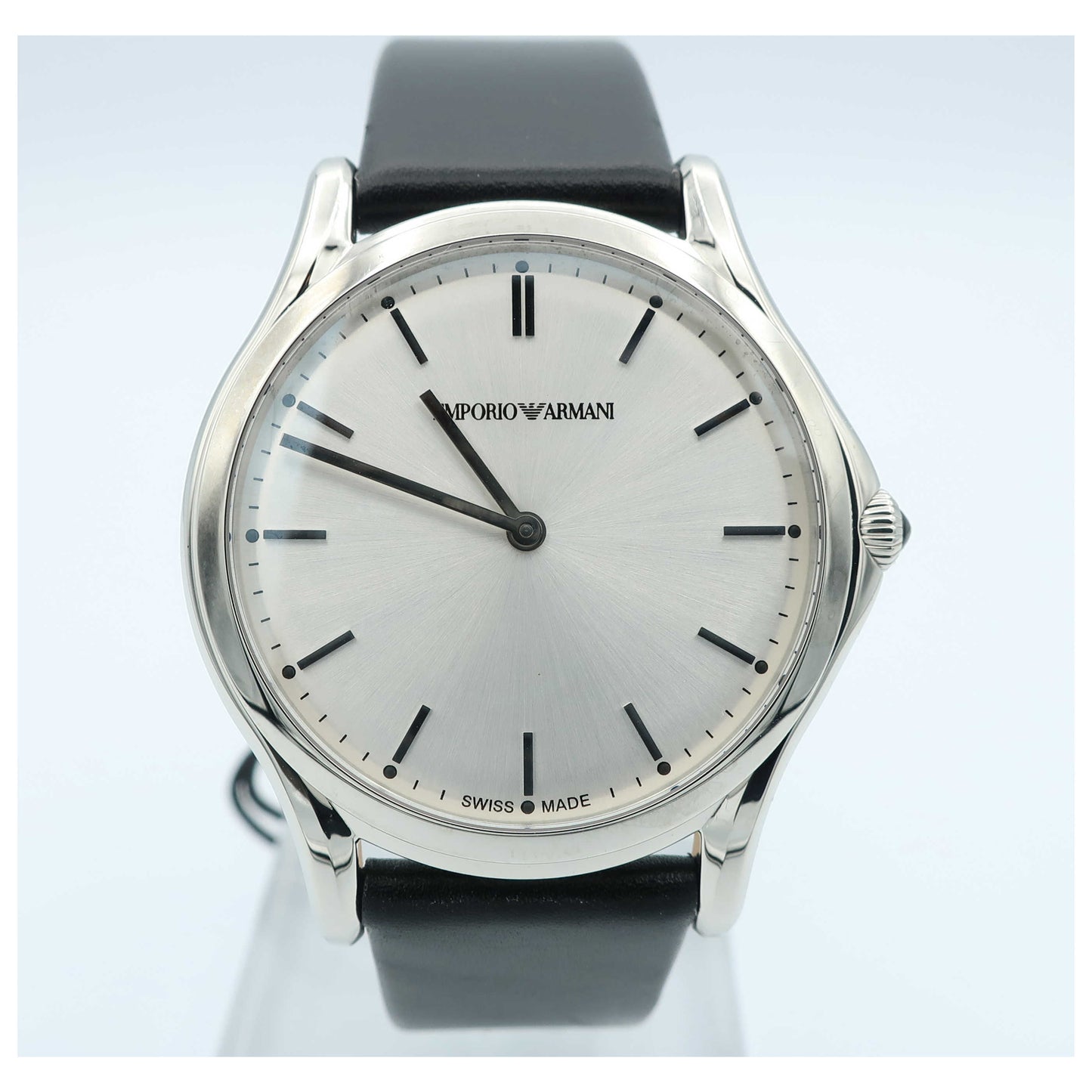 Front view of Emporio Armani Classic Unisex Swiss Quartz (Battery-Powered) Watch ARS2002-SD