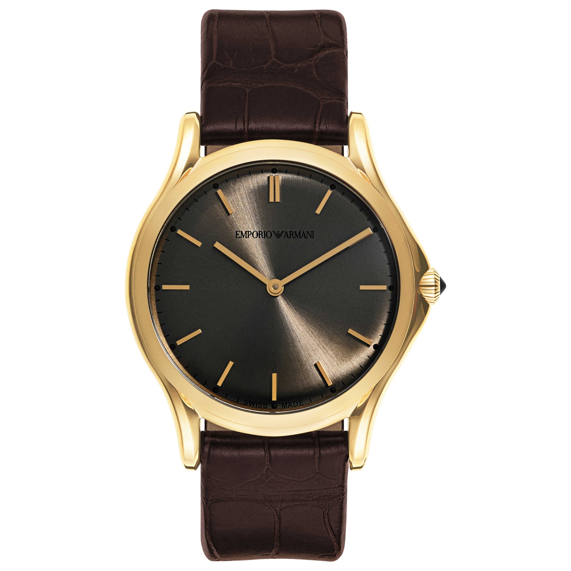Front view of Emporio Armani Classic Unisex Swiss Quartz (Battery-Powered) Watch ARS2004