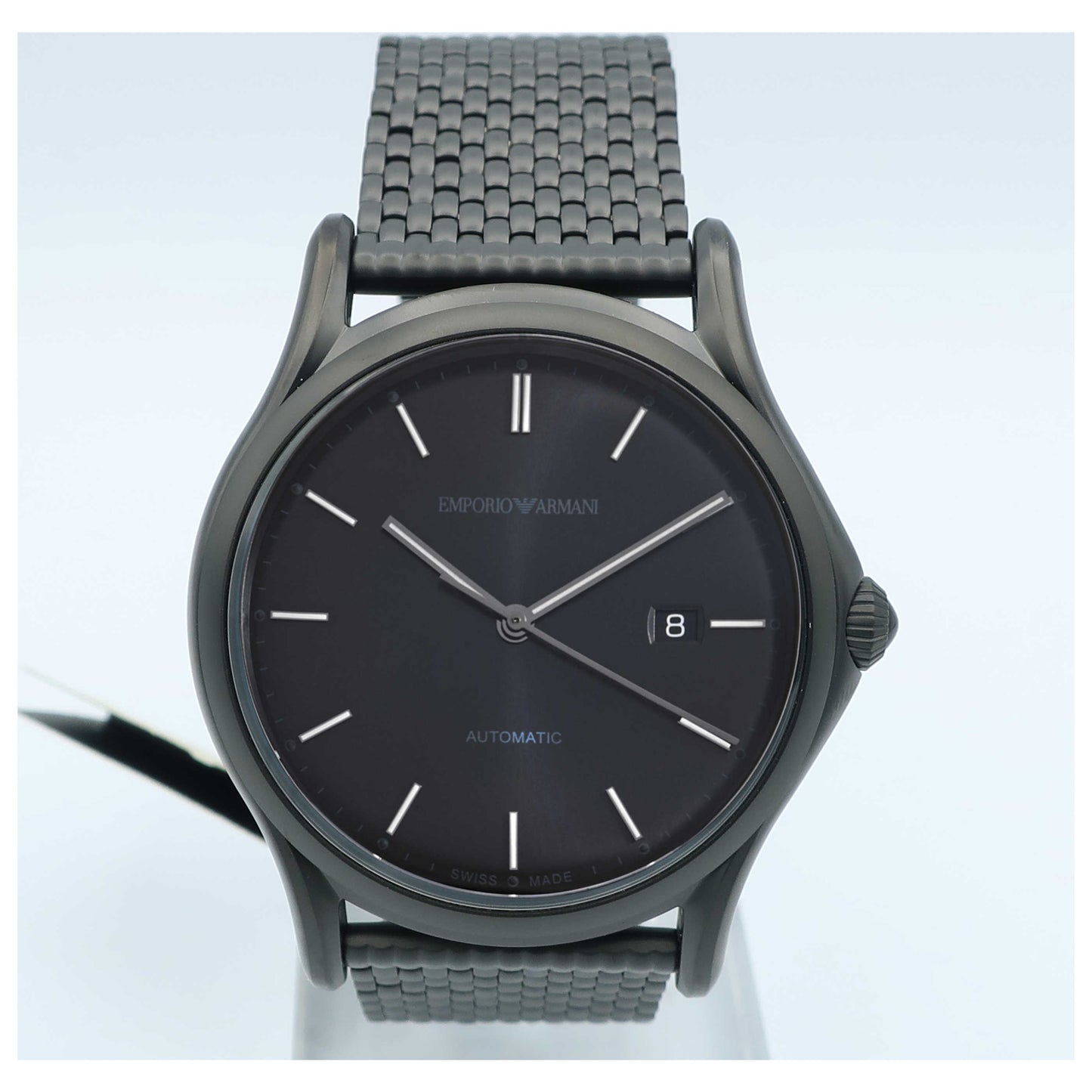 Front view of Emporio Armani Classic Men's Automatic Watch ARS3014-SD