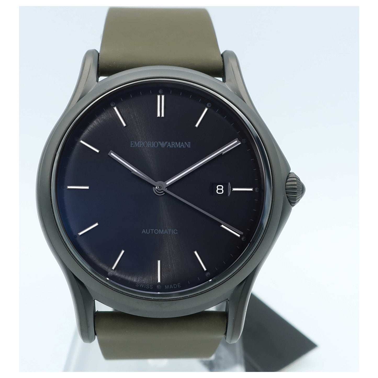 Front view of Emporio Armani Classic Men's Automatic Watch ARS3016-SD