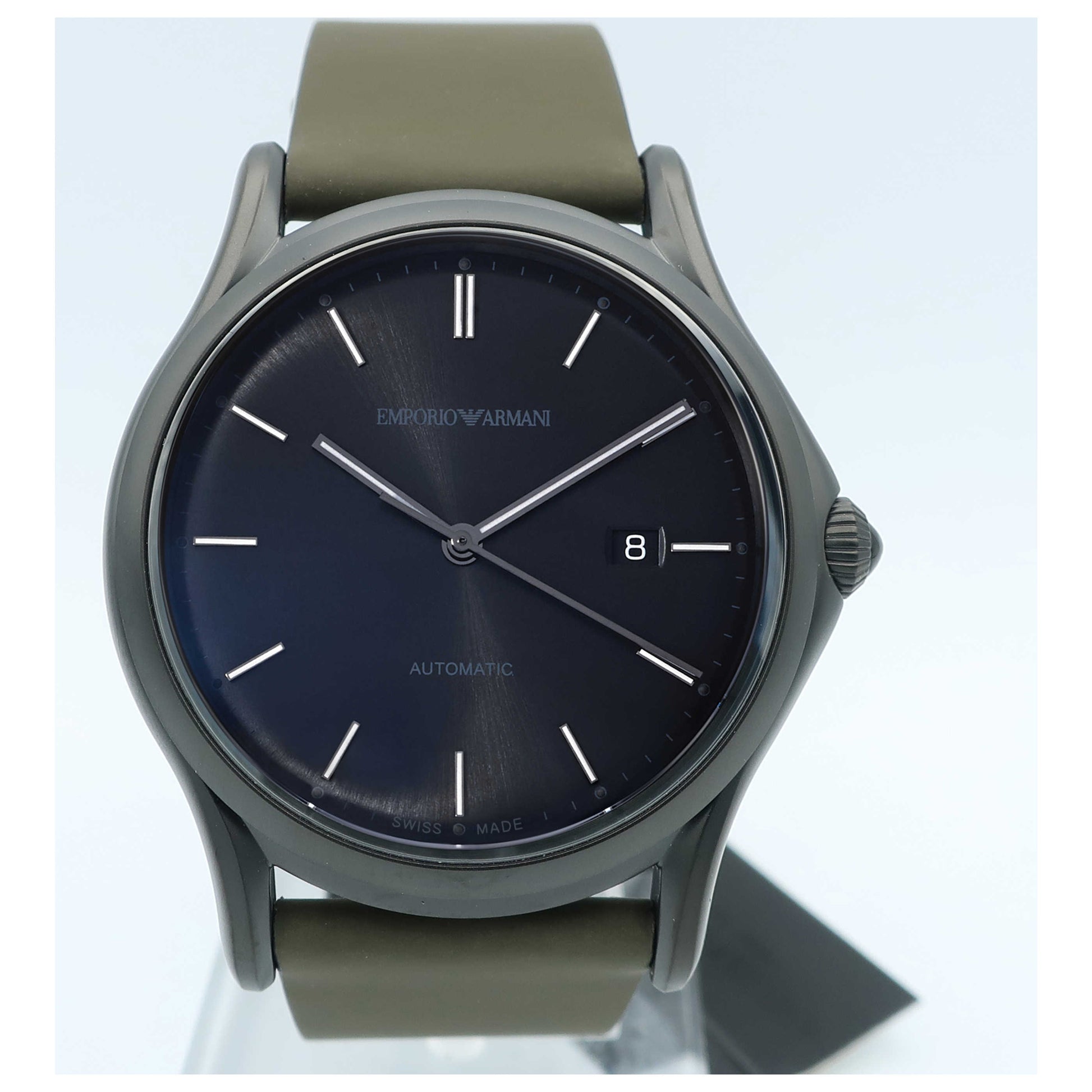 Front view of Emporio Armani Classic Men's Automatic Watch ARS3016-SD