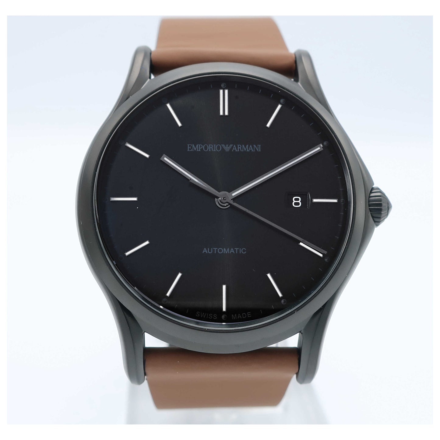 Front view of Emporio Armani Classic Men's Automatic Watch ARS3017-SD