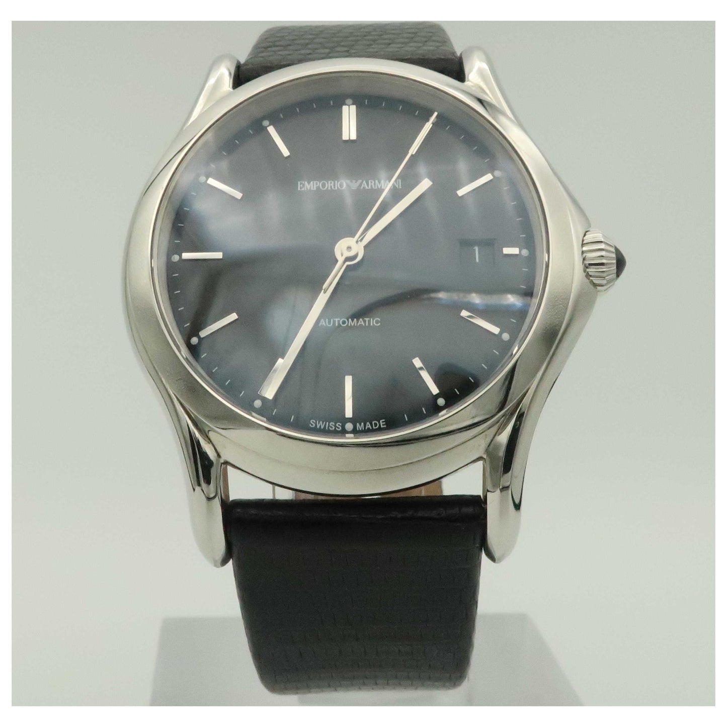 Front view of Emporio Armani Classic Men's Automatic Watch ARS3101-PO2