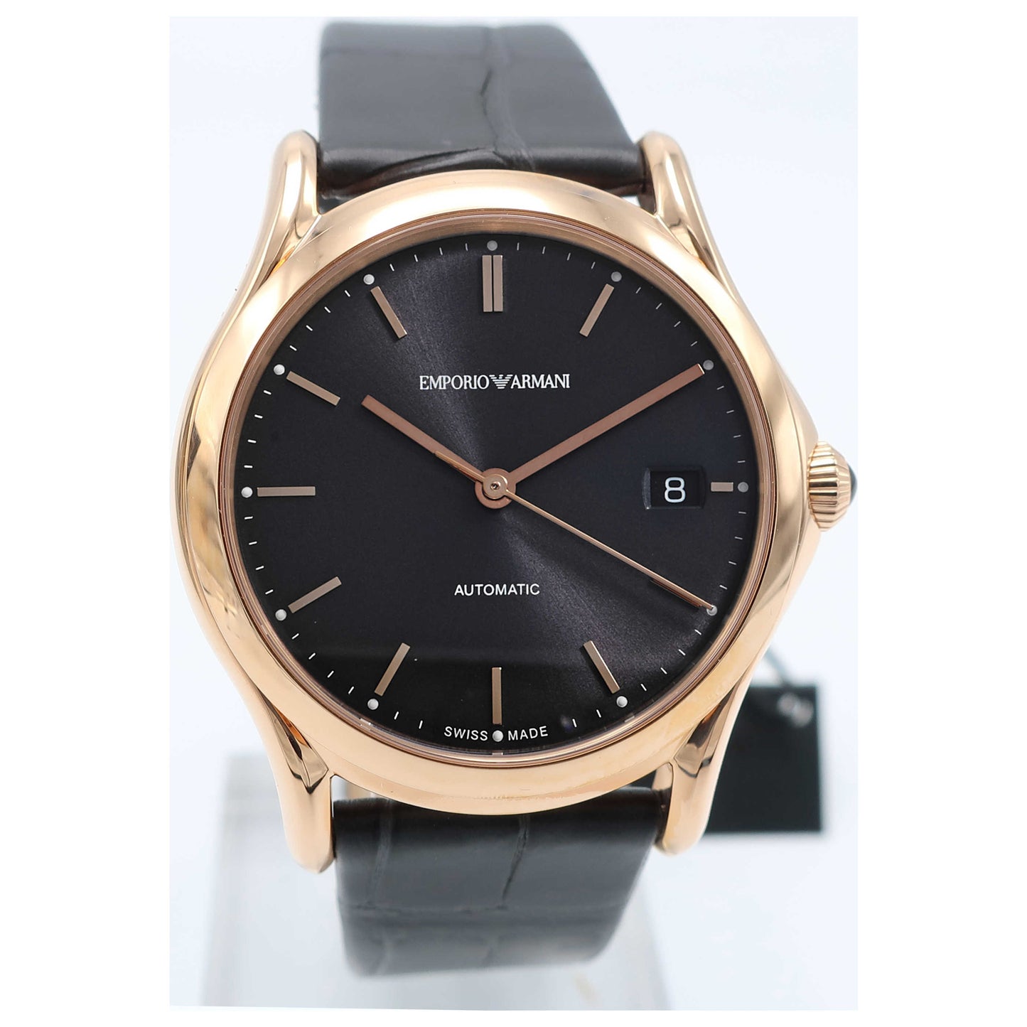 Front view of Emporio Armani Classic Men's Automatic Watch ARS3104-SD