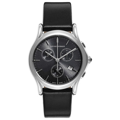 Front view of Emporio Armani Classic Unisex Swiss Quartz (Battery-Powered) Watch ARS6000
