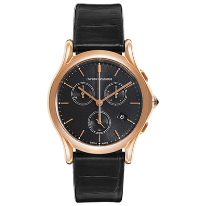 Front view of Emporio Armani Classic Unisex Swiss Quartz (Battery-Powered) Watch ARS6004