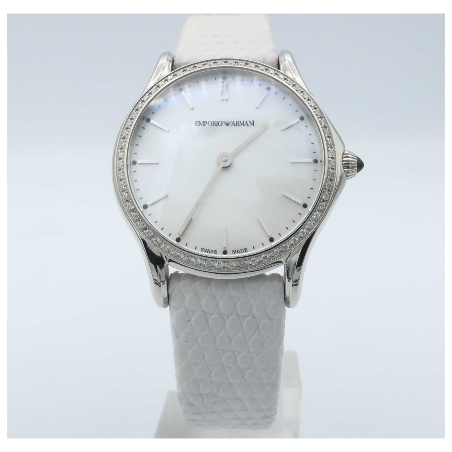Front view of Emporio Armani Classic Women's Swiss Quartz (Battery-Powered) Watch ARS7010-SDV