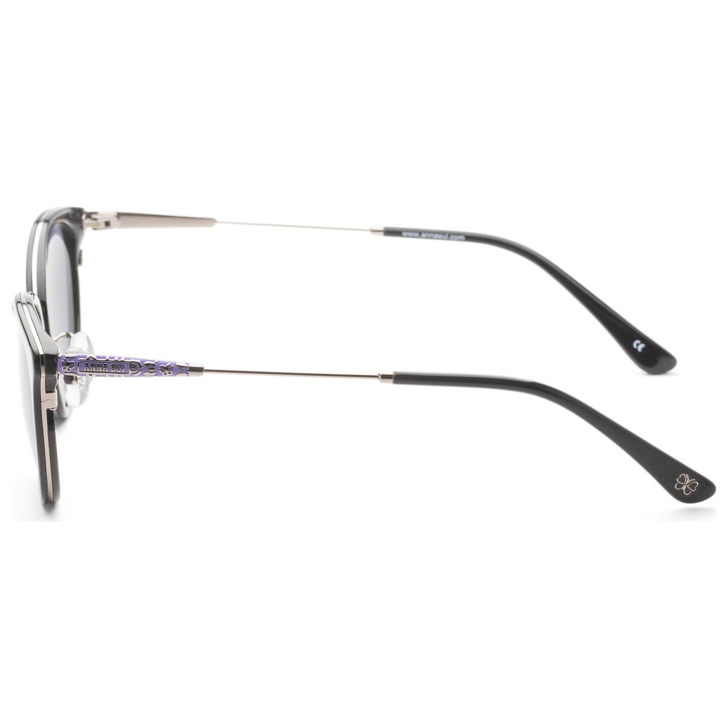Left view of Anna Sui Women's Sunglasses AS5089-1A-001-53