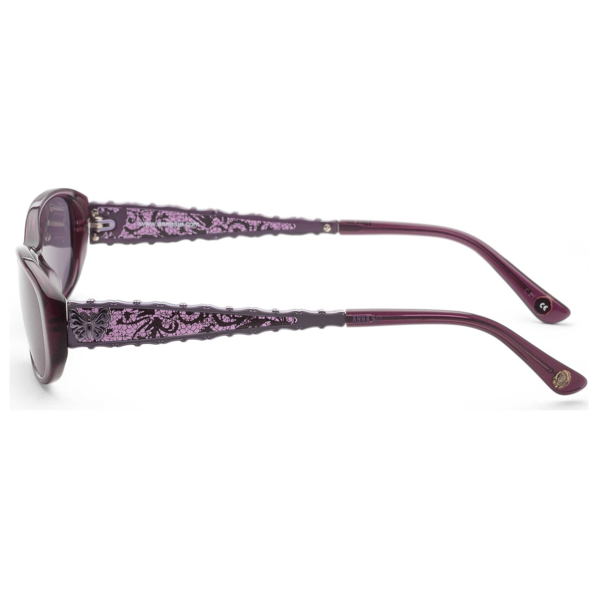Left view of Anna Sui Women's Sunglasses AS554AS-731-54