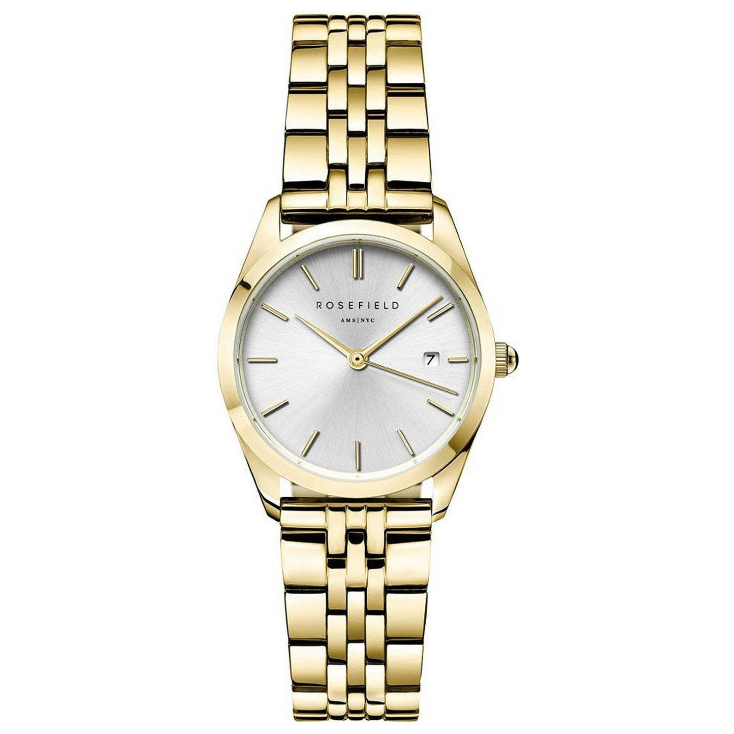 Front view of Rosefield Ace Women's Quartz Watch ASGSG-A15