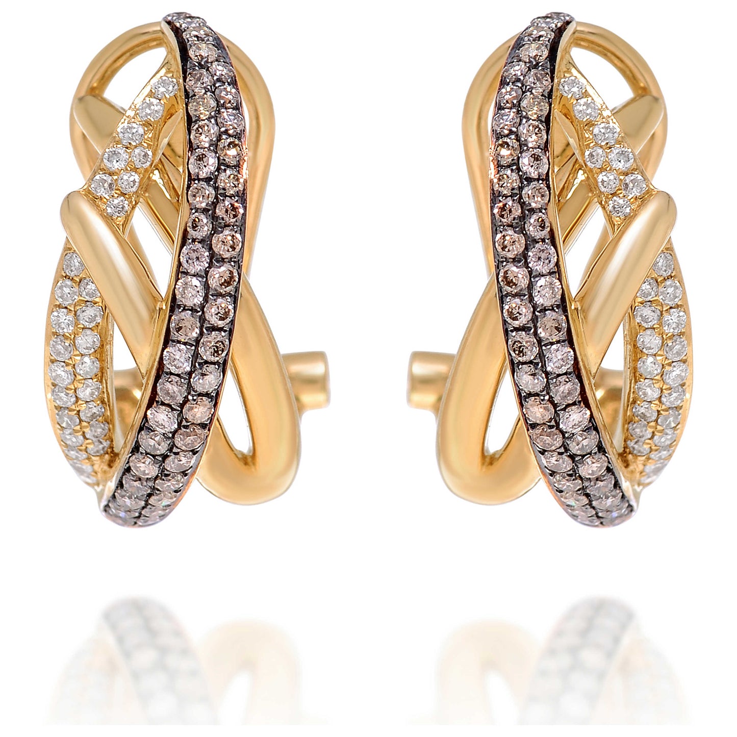 Front view of Le Vian Elegant Women's Earrings ASMD1