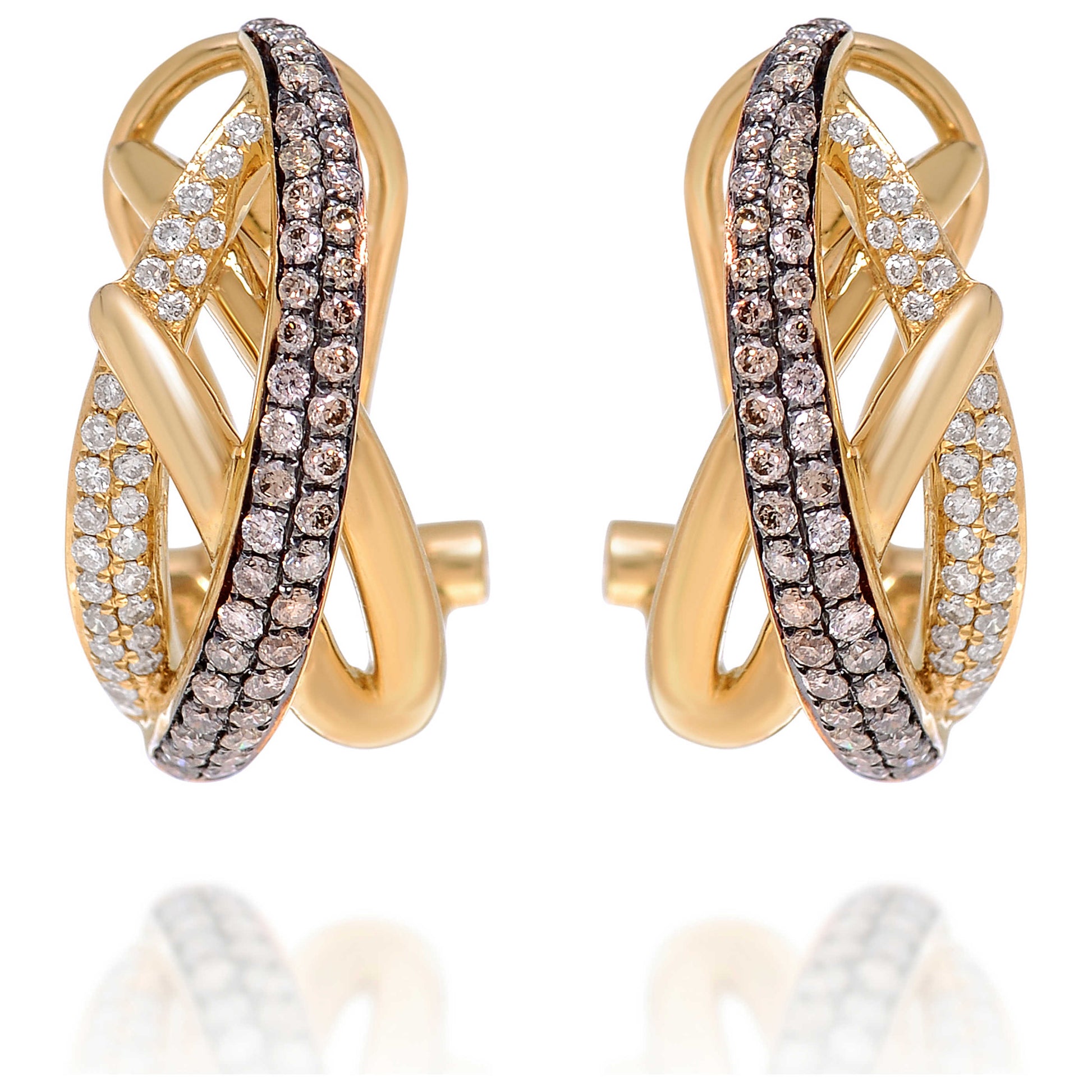 Front view of Le Vian Elegant Women's Earrings ASMD1