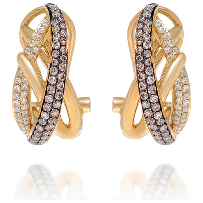 Front view of Le Vian Elegant Women's Earrings ASMD1