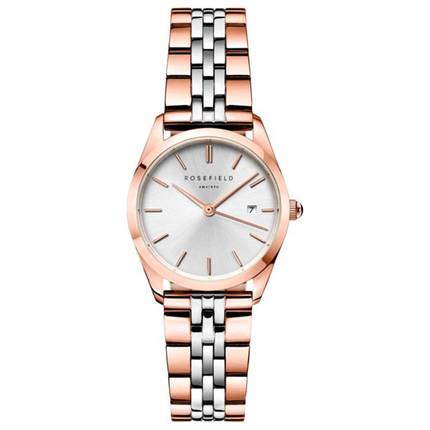 Front view of Rosefield Ace Women's Quartz Watch ASRSR-A21