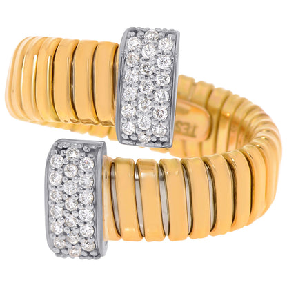 Front view of Tessitore Tubogas Women's Ring AT-279