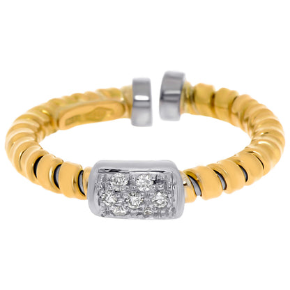 Front view of Tessitore Tubogas Women's Ring AT-829