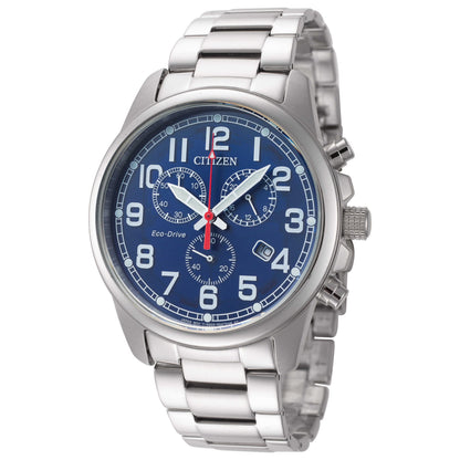 Front view of Citizen Chandler Men's Solar Watch AT0200-56L