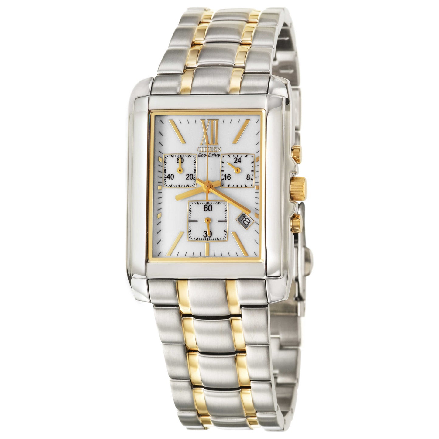 Front view of Citizen Eco-Drive Men's Solar Powered Quartz Watch AT0524-54A
