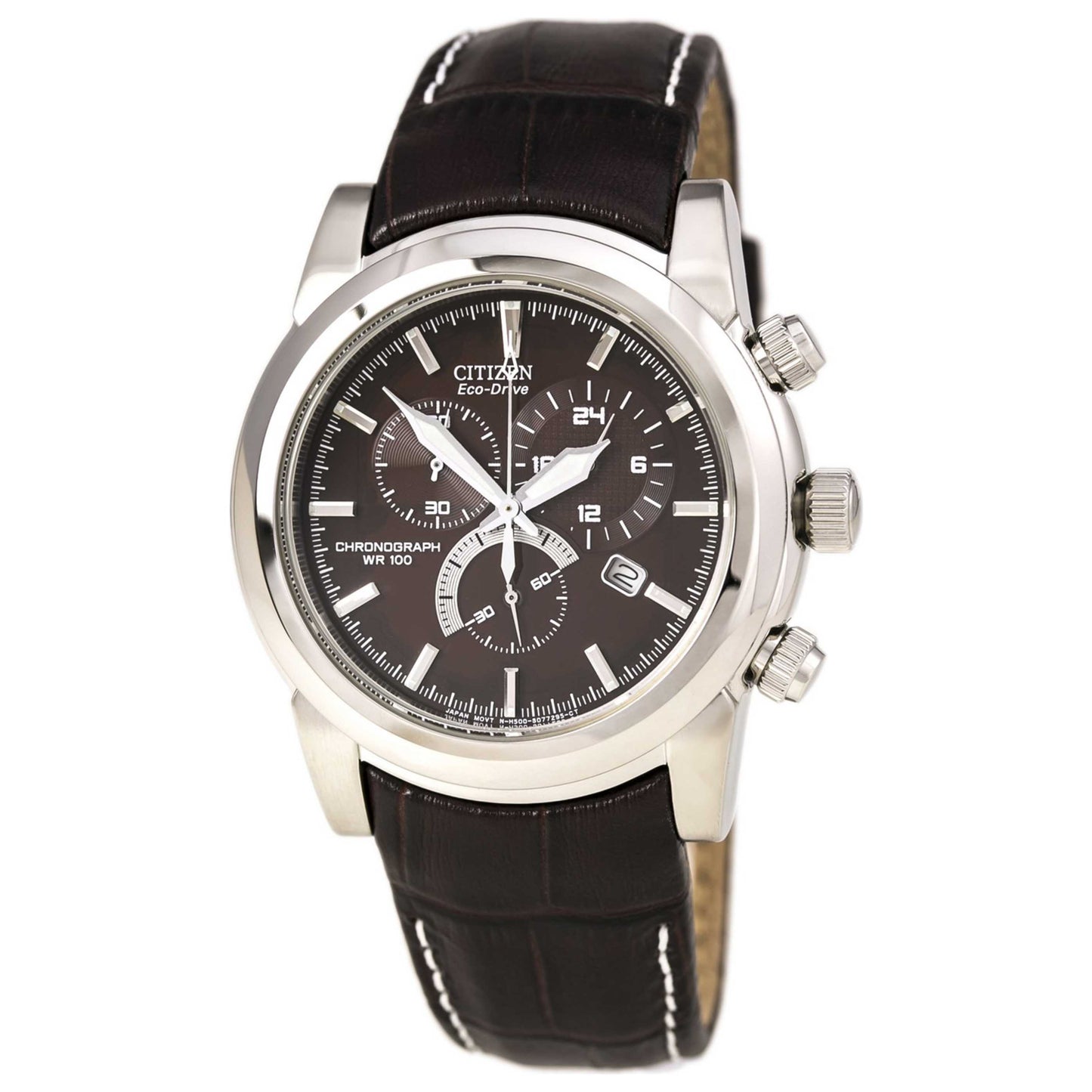 Front view of Citizen Eco-Drive Men's Solar Powered Quartz Eco-Drive Watch AT0550-11X