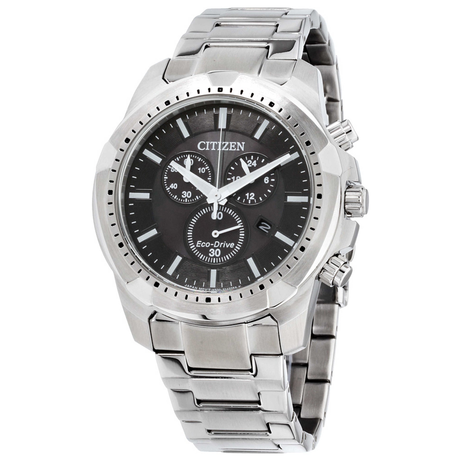 Front view of Citizen Eco-Drive Men's Solar Watch AT2260-53E