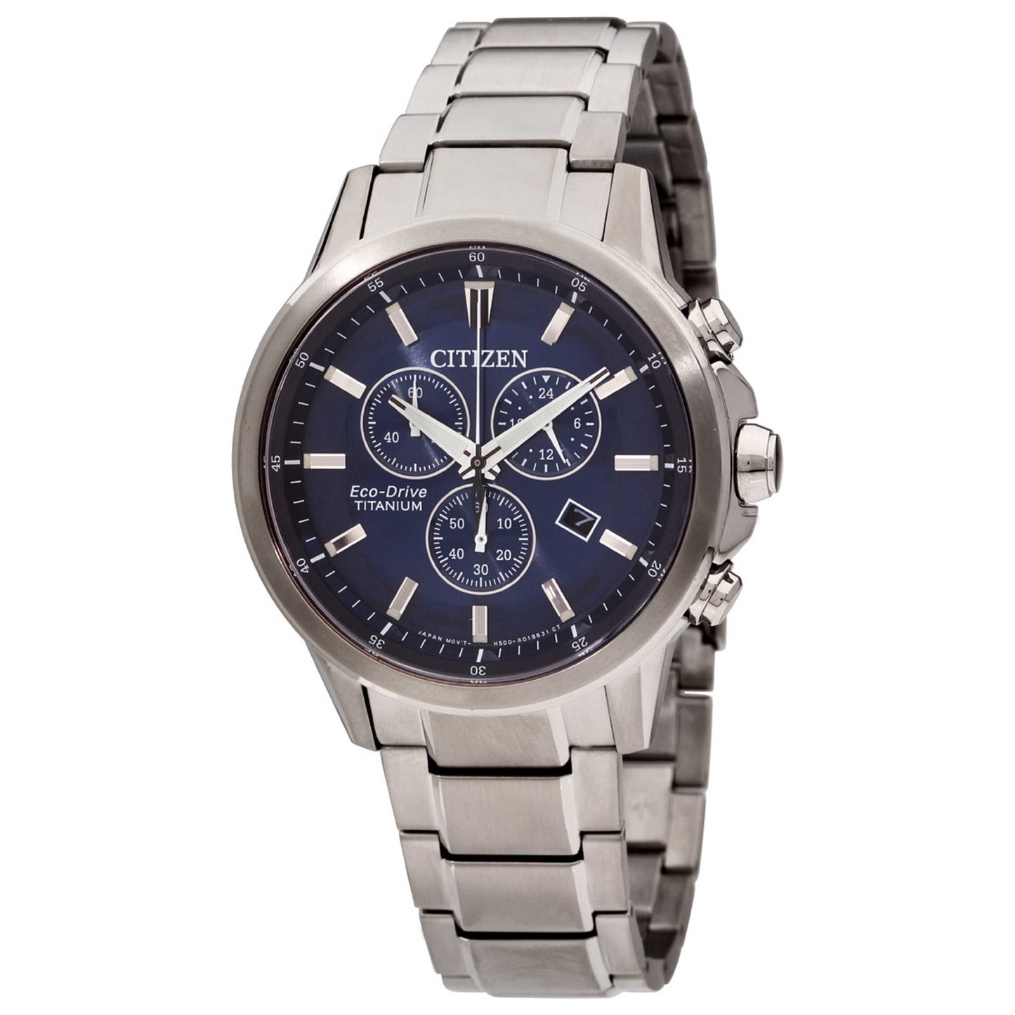 Front view of Citizen TI+IP Men's Solar Watch AT2340-56L