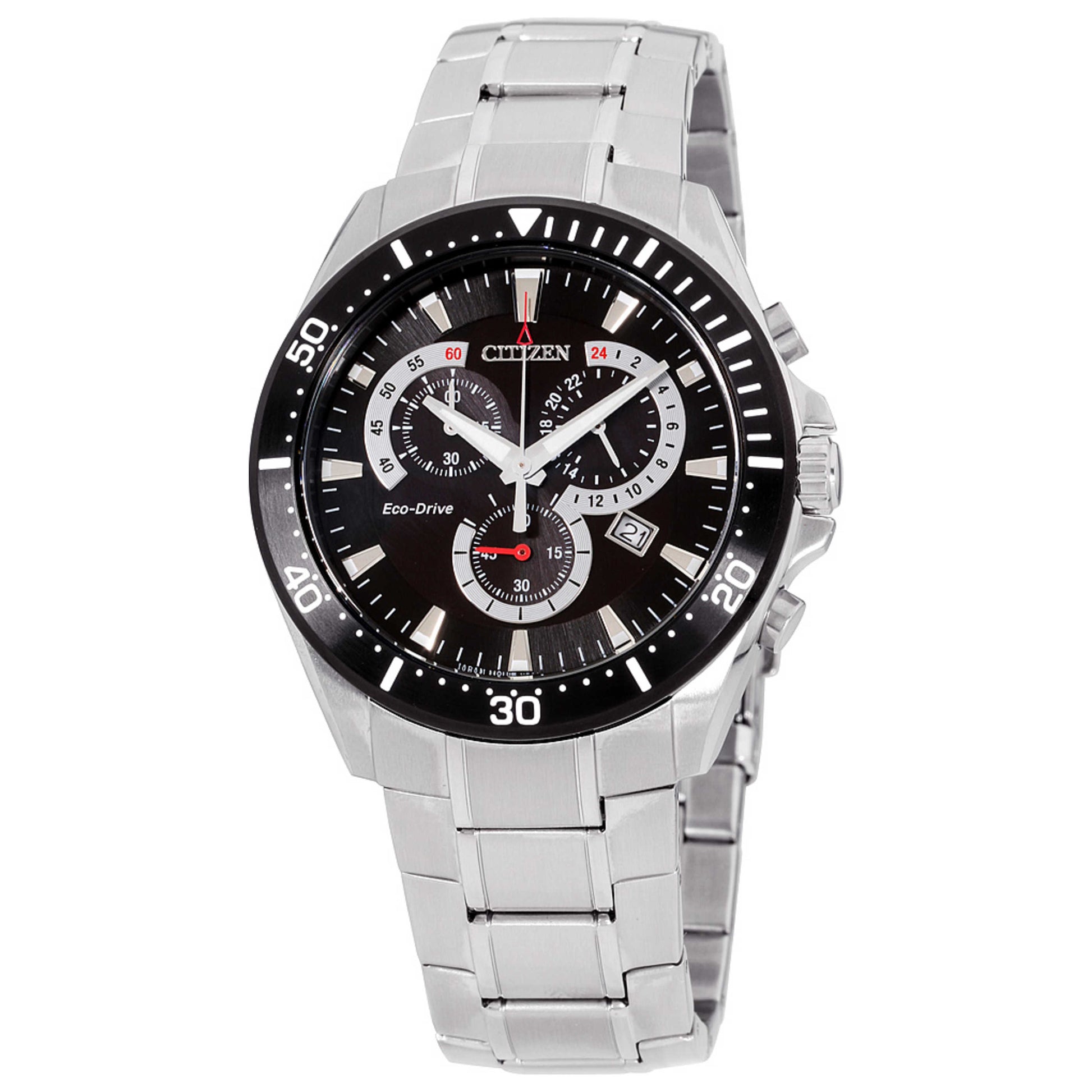 Front view of Citizen Eco-Drive Men's Solar Powered Quartz Eco-Drive Watch AT2358-51E