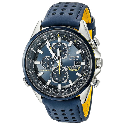 Front view of Citizen Blue Angels Men's Solar Powered Quartz Eco-Drive Watch AT8020-03L