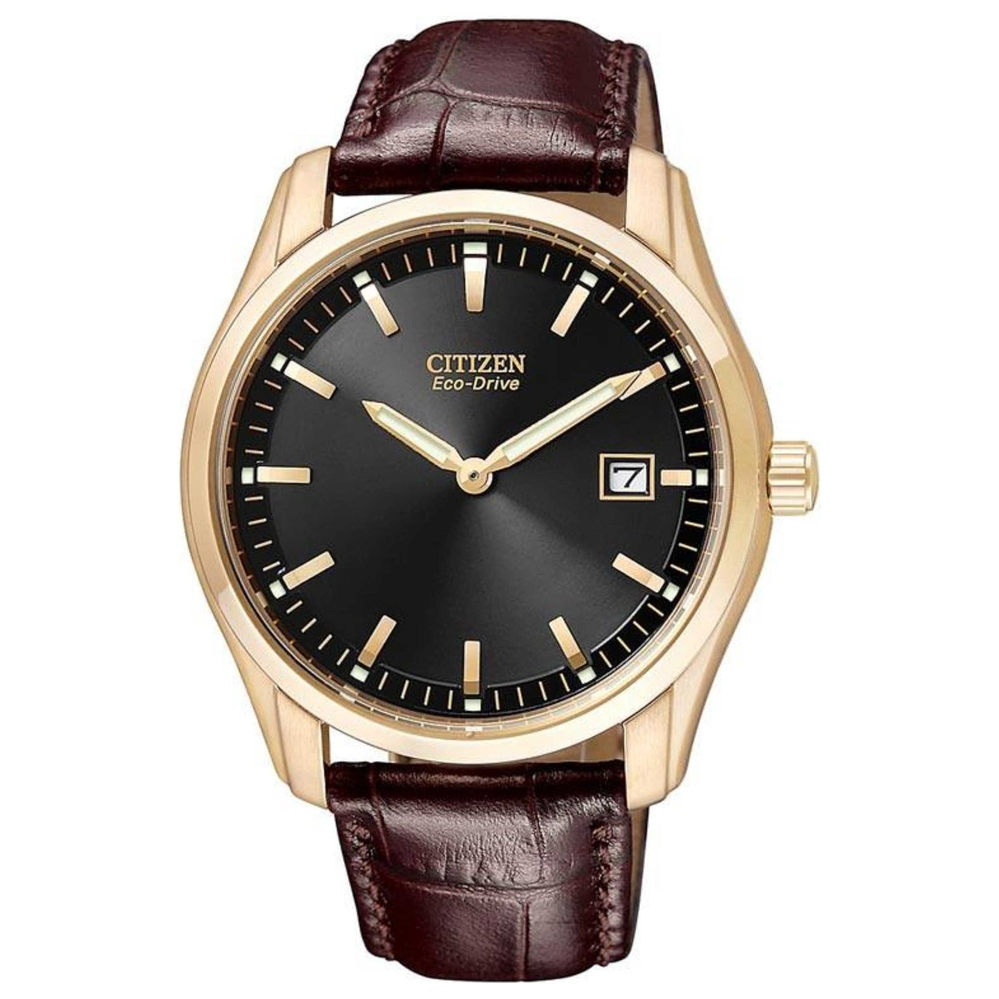 Front view of Citizen Eco-Drive Men's Solar Powered Quartz Eco-Drive Watch AU1043-00E