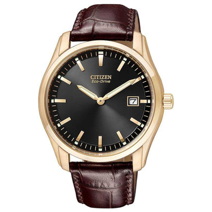 Front view of Citizen Eco-Drive Men's Solar Powered Quartz Eco-Drive Watch AU1043-00E