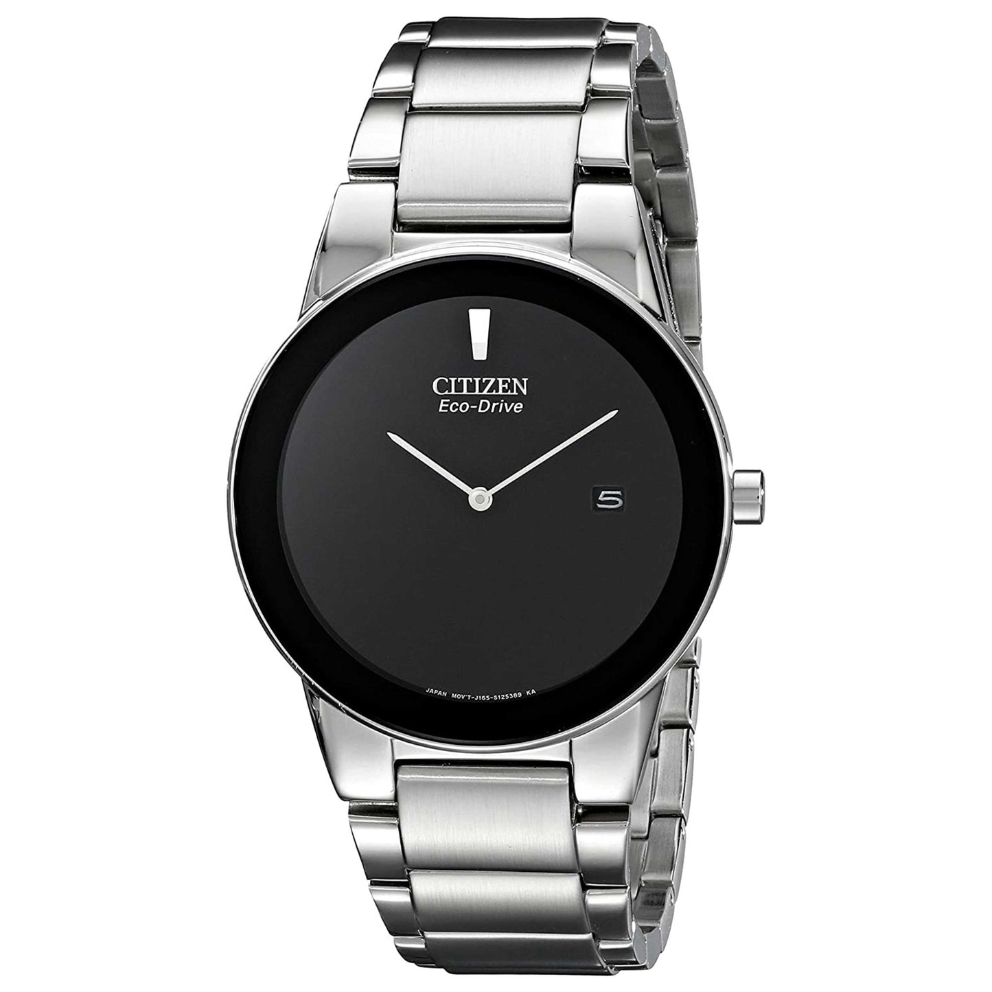 Front view of Citizen Axiom Men's Solar Powered Quartz Eco-Drive Watch AU1060-51E