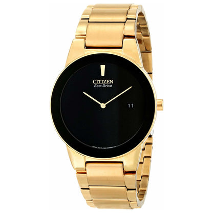 Front view of Citizen Axiom Men's Solar Powered Quartz Eco-Drive Watch AU1062-56E