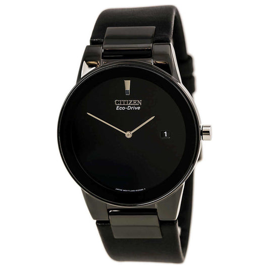 Front view of Citizen Axiom Men's Solar Powered Quartz Eco-Drive Watch AU1065-07E