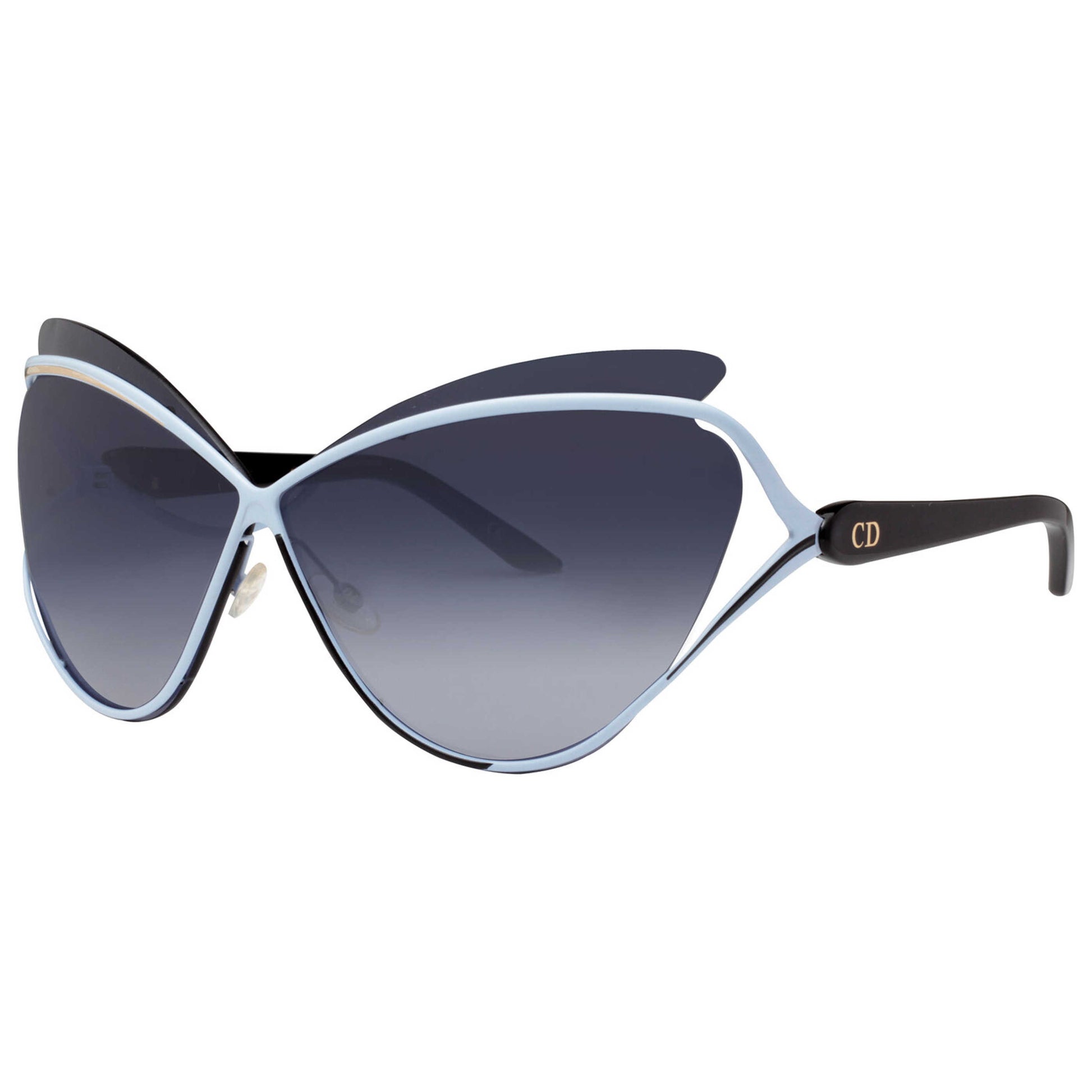 Front view of Christian Dior Audacieuse Women's Sunglasses AUDAC1S-04CB-KU