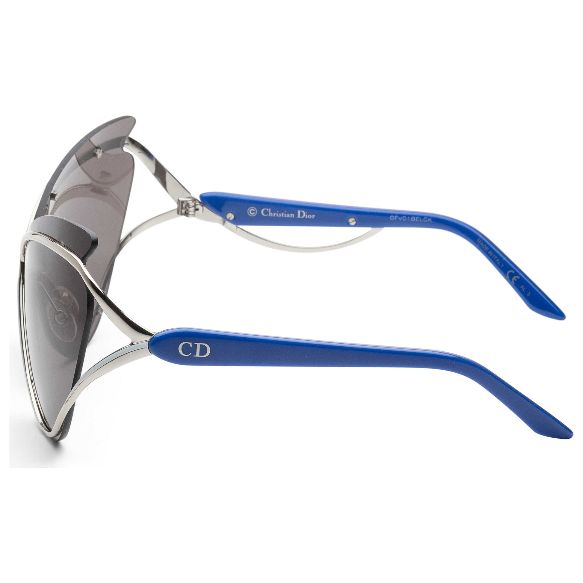 Left view of Christian Dior Audacieuse Women's Sunglasses AUDACIEUSE1-04CL-Y1