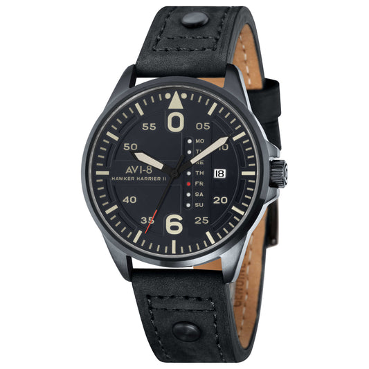 Front view of AVI-8 Hawker Men's Japanese Quartz (Battery-Powered) Watch AV-4003-07