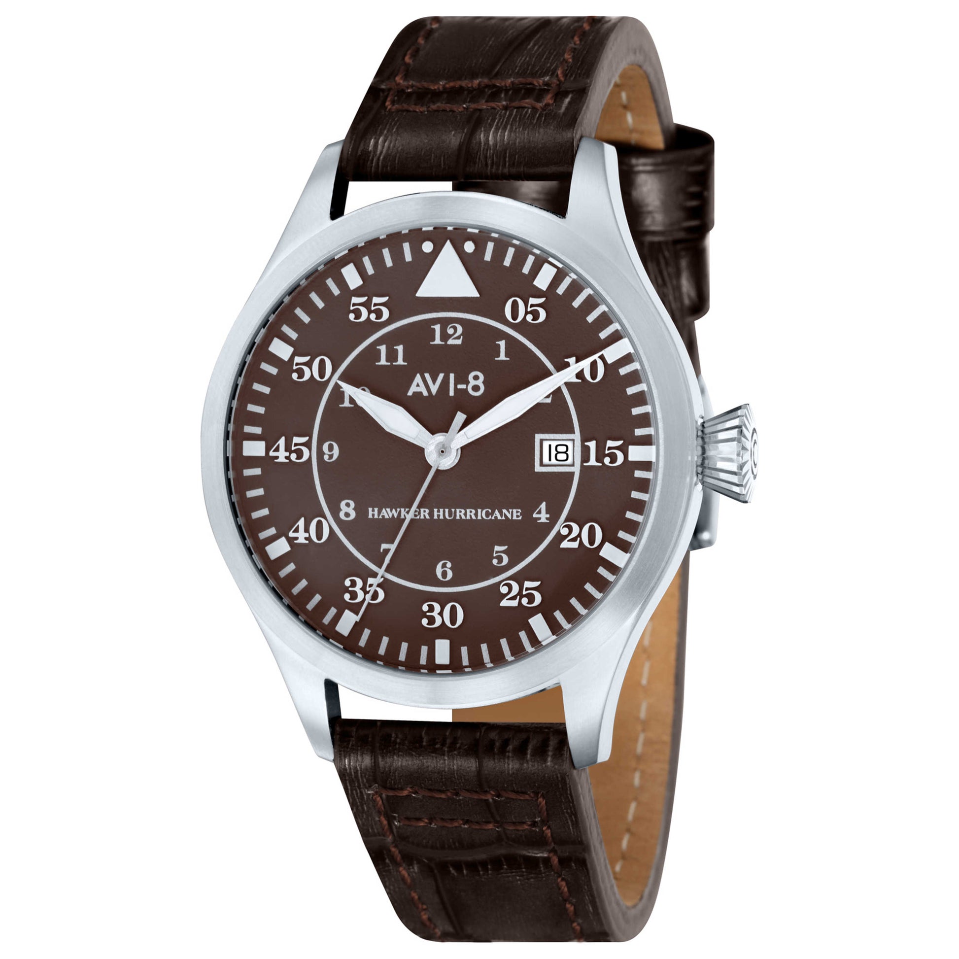 Front view of AVI-8 Hawker Men's Japanese Quartz (Battery-Powered) Watch AV-4012-05