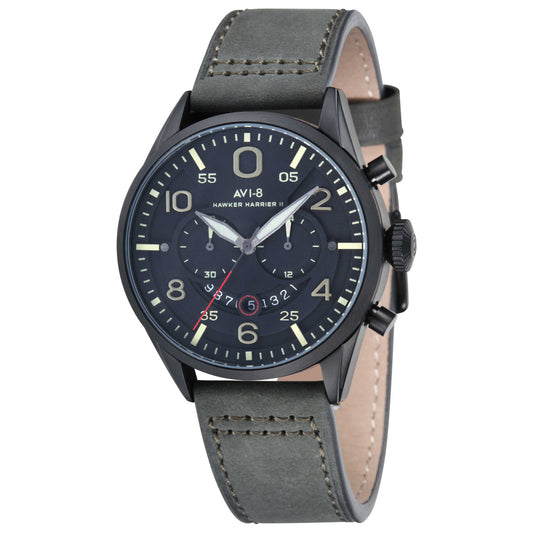 Front view of AVI-8 Hawker Men's Japanese Quartz (Battery-Powered) Watch AV-4031-SETA-01