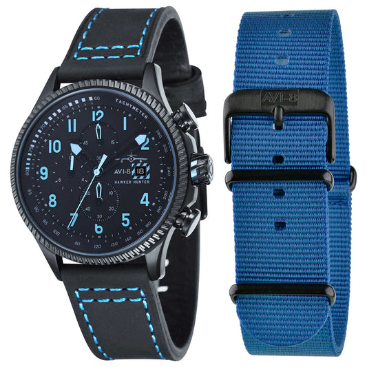 Front view of AVI-8 Hawker Men's Japanese Quartz (Battery-Powered) Watch AV-4036-04