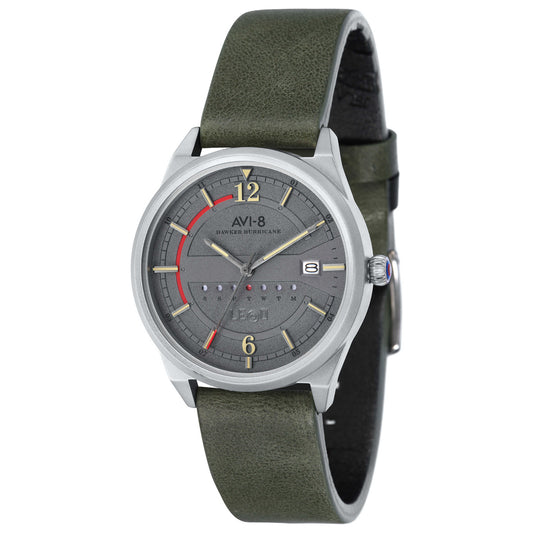 Front view of AVI-8 Hawker Men's Japanese Quartz (Battery-Powered) Watch AV-4044-09