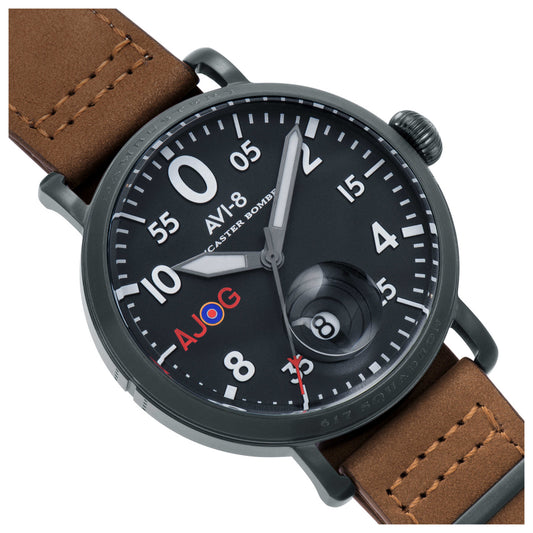 AVI-8 Lancaster Bomber Men's Japanese Quartz (Battery-Powered) Watch AV-4049-03 - Image #3