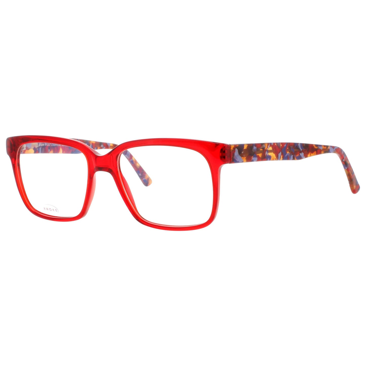 Front view of Andy Wolf Unisex Eyeglasses AW-4484-E-53